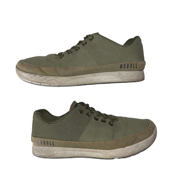 NOBULL MOSS CANVAS TRAINER SNEAKERS SHOES size 9 - Picture 9 of 16